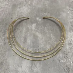 メタルデザインチョーカー　ネックレス