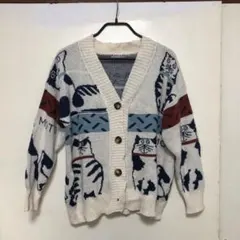 猫 カーディガン
