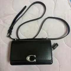 COACH ショルダーバッグ ブラック　シルバー