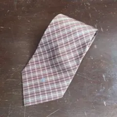 バーバリー　ネクタイ　茶系