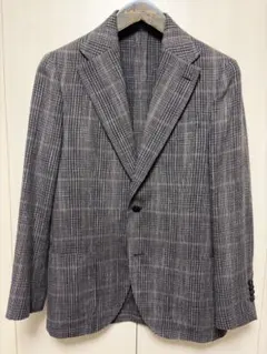 LARDINIグレンチェック　ブラウン×ブラック×ネイビー×ホワイトsize44のサムネイル