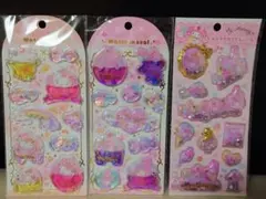 『サンリオ』ウォーターインシール♡キラキラカプセルシール♡3枚セット♡