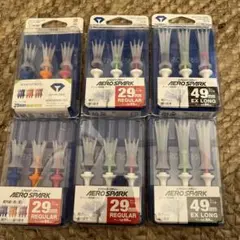 ダイヤゴルフ　AERO SPARK ゴルフティー 18本セット