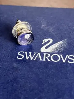 ★SWAROVSKIスワロフスキー ピアス【片耳用】ブルー 多面カットのサムネイル