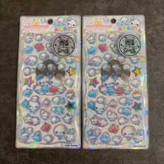 〈正規品〉ジュエルプチドロップ ぷくぷくあわわちゃん 光るシール ストーン付き
