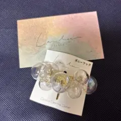 La Lune クリアバブルヘアクリップ