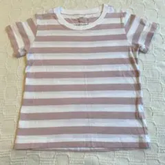 無印良品 ボーダー半袖Tシャツ 100cmのサムネイル