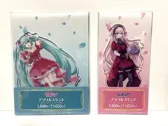 初音ミク　巡音ルカ　ファミマコラボ　アクリルスタンド