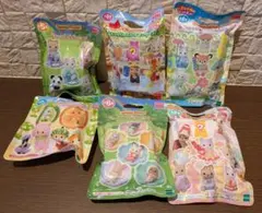 シルバニア　お花のベッド　ケーキパーティー　くじ　未開封　6個