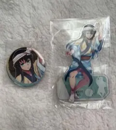 鬼滅の刃 阿波踊り 缶バッジ アクリルスタンド 時透無一郎