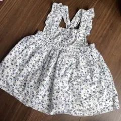 花柄フリルワンピース