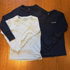ジオラインM.W.他全3枚セットモンベルヒートテック130 135 キッズシャツ