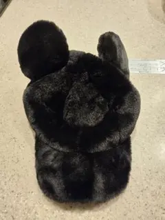 ディズニー ミッキー耳付きファー帽子
