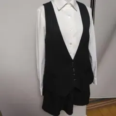 卒業式 160 CHOPIN 女の子 2点　セットアップ ジレ ベスト パンツ