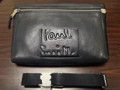 Paul Smith 黒 レザー バッグ