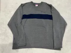 Champion グレー ネイビー トレーナー