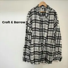 Croft & Barrow フランネル チェックシャツ 古着