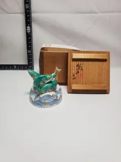 W8 蓋置 『色絵 三ツ蝶』『高野昭阿弥 造』 共箱 茶道具 - メルカリ