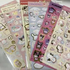 サンリオキャラクターズ　シール6種