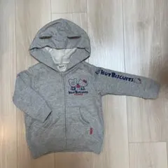 ミキハウスホットビスケッツ　ハローキティコラボパーカー