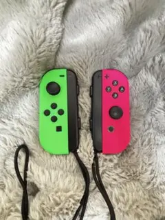 Nintendo Switch Joy-Con 純正ネオングリーンネオンピンク