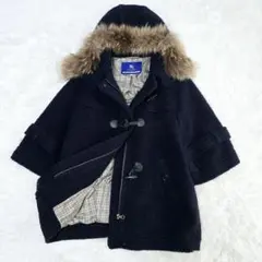 希少✨バーバリーブルーレーベル ダッフルコート ネイビー 38