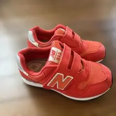 ニューバランス 313 キッズスニーカー 赤／オレンジ　16.5cm