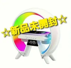 ～激オク～【新品未開封】LED ワイヤレス充電 スピーカー デジタル時計のサムネイル