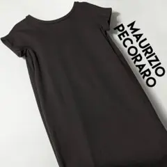 美品♡ マウリツィオペコラーロ ラグラン しっかり生地♡ スッキリ ワンピース
