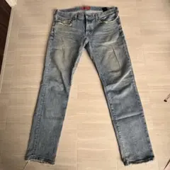 RED CARDライトブルー ストレートデニム