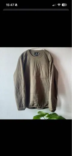 ょこ様専用　snow peak M カーキ キルティング トレーナー