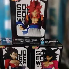 ドラゴンボールGT 出陣 超サイヤ人4 孫悟空 ベジータ ゴジータ 3点セット
