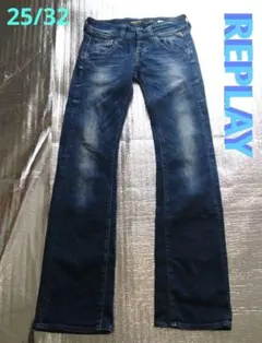 ◉REPLAY◉　２５/３２　ブーツカットデニム・フェード加工　★ブルー★♥