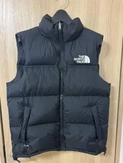 美品 THE NORTH FACE ブラック ヌプシダウンベスト 700fil