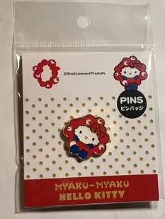 EXPO2025 サンリオ　ミャクミャク　ピンバッジ　カラー金　ハローキティ