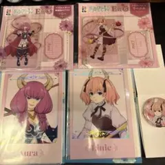 リーニエ アウラ 2体セット アクリルスタンド ポスター缶バッジ一番くじ