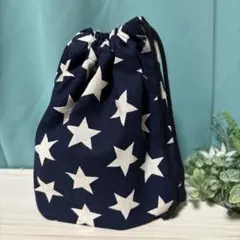 【入園入学準備】星柄　コップ袋　給食袋