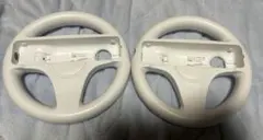 ニンテンドーwiiハンドル2個セット白