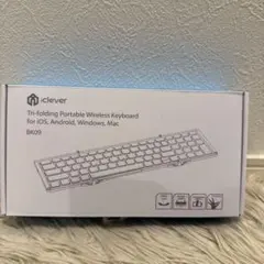 iClever BK09 キーボード ワイヤレスキーボード ポータブルキーボード