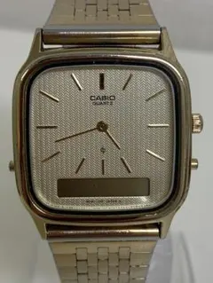 CASIO カシオ AQ-515G JAPAN YK刻印あり ゴールド.