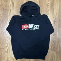 DIESEL S-GINN-HOOD-DIV メンズロゴフーディー