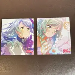 氷川紗夜 氷川日菜 イラストカードセット