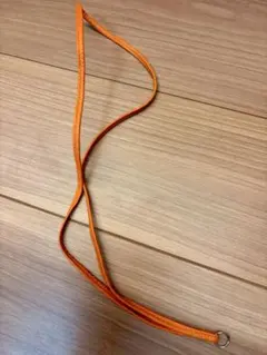 HERMES PARIS レザーネックレス オレンジ ホイッスル ストラップのサムネイル