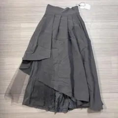 GRL アシンメトリーグレーシフォンロングスカート