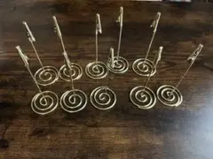 メモクリップ　ゴールド　10個セット