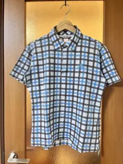 Mサイズ【匿名発送】adidas GOLF 春夏 吸汗速乾 ボタンダウン半袖ポロ