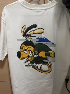 ナスティードッグ侍 犬 プリント Tシャツ ホワイトのサムネイル