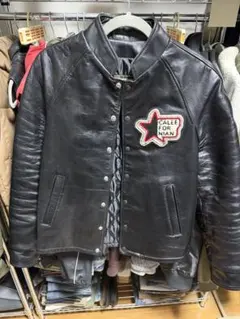 CALEEキャリー レザースタジャン