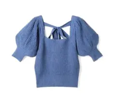 グレイル　新品　秋　ニット パフスリーブ×バックリボン　冬