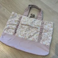 アプレレクール　レッスンバッグ　ピンク　リバティ